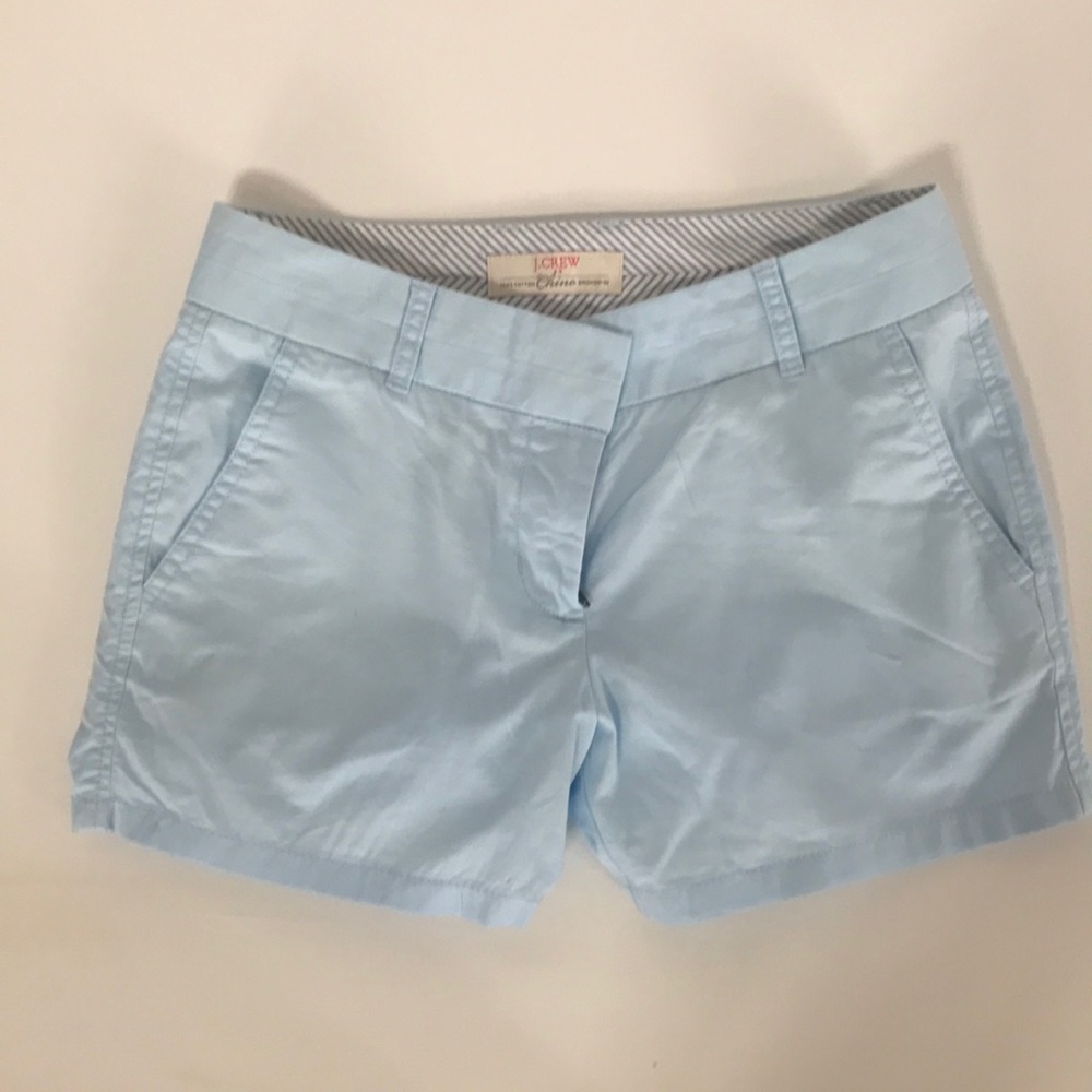 J. Crew Chino Light Blue Shorts